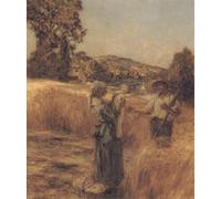 DQCJIYIGL Famoso Impresión Póster Imagen Hermoso Paisaje il figlio dei mietitori di Leon-augustin L'hermitte para Decoración de Paredes 60x90cm