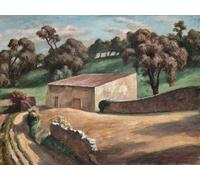 DQCJIYIGL Famoso Impresión Póster Imagen Hermoso Paisaje Provenza di Roger Eliot Fry para Decoración de Paredes 60x90cm