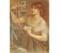 DQCJIYIGL Famoso Impresión Póster Imagen Hermoso Paisaje Risorto all'alba di Dante Gabriel Charles Rossetti para Decoración de Paredes 60x90cm