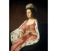 DQCJIYIGL Pinturas Famosas Carteles e Impresos Arte Della Tela Abigail Smith Babcock di John Singleton Copley para la Decoración del Hogar del Dormitorio 60x90cm