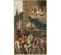 DQCJIYIGL Pinturas Famosas Carteles e Impresos Arte Della Tela Canzone popolare Pretty Dragon Illustrazione di Frederic Theodore Lix para la Decoración del Hogar del Dormitorio 60x90cm