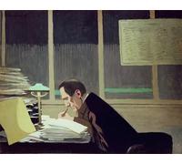 DQCJIYIGL Pinturas Famosas Carteles e Impresos Arte Della Tela Felix Feneon A 'la Revue Blanche' di Felix Edouard Vallotton para la Decoración del Hogar del Dormitorio 60x90cm
