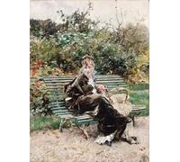 DQCJIYIGL Pinturas Famosas Carteles e Impresos Arte Della Tela Hyde Park Oil on Canvas by Giovann para la Decoración del Hogar del Dormitorio 60x90cm