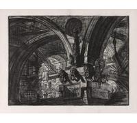 DQCJIYIGL Pinturas Famosas Carteles e Impresos Arte Della Tela il Molo con piatto a lume Da Carceri di Battista Piranesi para la Decoración del Hogar del Dormitorio 60x90cm