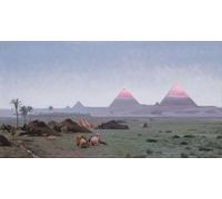DQCJIYIGL Pinturas Famosas Carteles e Impresos Arte Della Tela il primo bacio del sole di Jean Leon Gerome para la Decoración del Hogar del Dormitorio 60x90cm