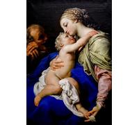 DQCJIYIGL Pinturas Famosas Carteles e Impresos Arte Della Tela la Sacra Famiglia di Pompeo Girolamo Batoni para la Decoración del Hogar del Dormitorio 60x90cm