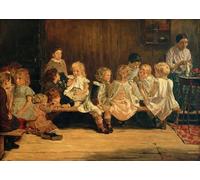 DQCJIYIGL Pinturas Famosas Carteles e Impresos Arte Della Tela La scuola dei nipoti ad Amsterdam di Max Liebermann para la Decoración del Hogar del Dormitorio 60x90cm