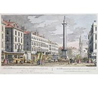 DQCJIYIGL Pinturas Famosas Carteles e Impresos Arte Della Tela Monumento eretto in memoria incendio di Londra da Antonio Canal para la Decoración del Hogar del Dormitorio 60x90cm
