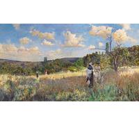 DQCJIYIGL Pinturas Famosas Carteles e Impresos Arte Della Tela Passeggiata d'estate di Julius Leblanc Stewart para la Decoración del Hogar del Dormitorio 60x90cm