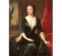 DQCJIYIGL Pinturas Famosas Carteles e Impresos Arte Della Tela Ritratto di una signora Maria Verelst para la Decoración del Hogar del Dormitorio 60x90cm