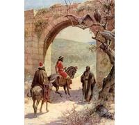 DQCJIYIGL Pinturas Famosas Lienzo con Imagen Cuadro Pared Lienzo Achab ed Elia incontrano la Bibbia di William Brassey Hole para la Decoración de la Sala de Estar 60x90cm