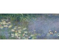 DQCJIYIGL Pinturas Famosas Lienzo con Imagen Cuadro Pared Lienzo Il mattino delle ninfee di Claude Monet para la Decoración de la Sala de Estar 60x90cm