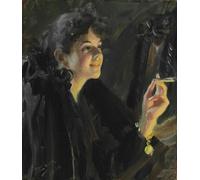 DQCJIYIGL Pinturas Famosas Lienzo con Imagen Cuadro Pared Lienzo la ragazza delle sigarette di Anders Zorn para la Decoración de la Sala de Estar 60x90cm
