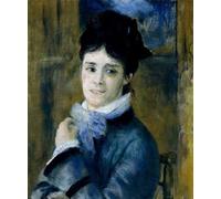 DQCJIYIGL Pinturas Famosas Lienzo con Imagen Cuadro Pared Lienzo Madame Claude Monet di Pierre Auguste Renoir para la Decoración de la Sala de Estar 60x90cm