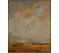 DQCJIYIGL Pinturas Famosas Lienzo con Imagen Cuadro Pared Lienzo Normandia di Richard Parkes Bonington para la Decoración de la Sala de Estar 60x90cm