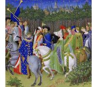 DQCJIYIGL Pinturas Famosas Lienzo con Imagen Cuadro Pared Lienzo Ore molto ricche di Berry di Frères Limbourg para la Decoración de la Sala de Estar 60x90cm
