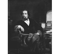 DQCJIYIGL Pinturas Famosas Pintura Pared Lienzo Póster Arte Pared Charles Dickens di William Powell Frith para Decoraciones del Hogar 60x90cm