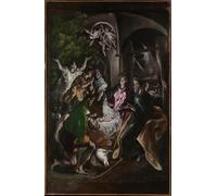 DQCJIYIGL Pinturas Famosas Pintura Pared Lienzo Póster Arte Pared l'Adorazione dei pastori di El Greco para Decoraciones del Hogar 60x90cm