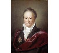 DQCJIYIGL Pinturas Famosas Pintura Pared Lienzo Póster Arte Pared Ritratto di Johan Wolfgang Goethe di Gerhard Von Kugelgen para Decoraciones del Hogar 60x90cm