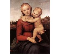 DQCJIYIGL Pinturas Famosas Pintura Pared Lienzo Póster Arte Pared Signora col Bambino di Raffaello para Decoraciones del Hogar 60x90cm