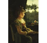 DQCJIYIGL Pinturas Famosas Pintura Pared Lienzo Póster Arte Pared Sogni ad occhi aperti di Albert Raudnitz para Decoraciones del Hogar 60x90cm