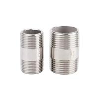 DQFOCPHHAA 1PC 4" Thickened Double-Ended External Wire 304 Stainless Steel High Pressure Welding External Wire Height 100mm
