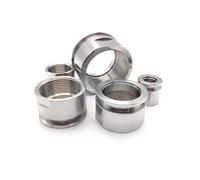 DQFOCPHHAA 1PC Vacuum Flange Joint KF40 304 Stainless Steel BSP External Thread 1-1/2"