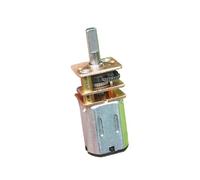 DQFOCPHHAA 5 piezas de arranque electrónico N20 Gear DC 3V 5V 6V 7.4V 9V 43RPM-128RPM Reducción All Metal Gearbox Low Speed Deceleration Smart Toy Car