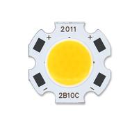 DQFOCPHHAA 5pcs A Lot 3W 5W 7W 10W LED Source Chip High Power LED COB Side 11mm Light Bulb Lamp Spotlight Downlight Lamp Warm Nature White(White,5W DC15-17V)