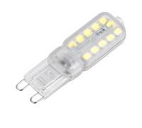DQFOCPHHAA Pack of 20, LED Corn Lamp AC110V G9 3W/5W/7W 14/22/32LED-2835SMD Chip Light Source Dimmable Bulb Household Bulbs(Transparent Cold White,5W)