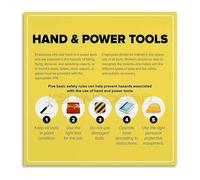 DQFOCPHHAA Ultimate Hand and Power Tools Guide and Selection Reference Canvas Wall-Art for Professional Workshop and Garage(Unframed,08x12inch(20x30cm))