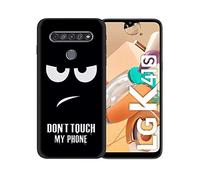 DQG Funda para LG K41S, Carcasa Shell Negro Flexible Ultra Soft Slim Suave TPU Silicona Cover Gel Tapa Caso Case para LG K41S (6.50") - LLM2