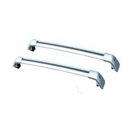 DQRG Baca Coche Blandas Barras Laterales Aleación Aluminio para A4 Avant (8W5, B9) 2015-2022 Rieles Transversales Portaequipajes 2 Techo Auto Portaequipajes(Plateado)