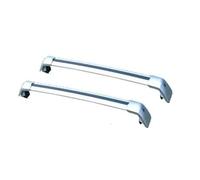 DQRG Baca Coche Blandas Barras Laterales Aleación Aluminio para A6 para Avant 4G5 4GD C7 2011-2018 Rieles Transversales Portaequipajes 2 Unidades Auto Portaequipajes(Plateado)