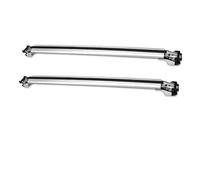 DQRG Baca Coche Blandas Barras Transversales para GMC para Terrain 2018-2024 | Aluminio Ajuste Universal para SUV Camping Viaje Carga Auto Portaequipajes(Plata)