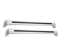 DQRG Baca Coche Blandas Barras Transversales para Rieles Techo Aleación Aluminio Bloqueables para Lexus RX RX350 RX450h 2016-2022 2 Unidades Auto Portaequipajes(Plata)