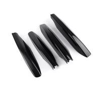 DQRG Baca Coche Blandas Cubierta Protectora para El Extremo Riel Portaequipajes Techo 4 Piezas para Lexus para GX470 2003-2009 Auto Portaequipajes(Negro)