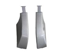 DQRG Baca Coche Blandas Tapa Repuesto para Barra Techo Delantera para Land para Rover para Discovery 3 para 4 LR3 LR4 2004-2016 Auto Portaequipajes(Plata)