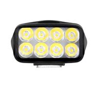 DQRG Luces Circulación Diurna 2 Uds 480W Luz LED Trabajo Faro Redondo 6000K 5000LM Foco IP68 Impermeable Para Todoterreno Coche Furgoneta Camión SUV Cubiertaconjunto Faro(1PCs Type2)