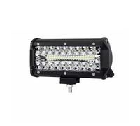 DQRG Luces Circulación Diurna Barra Luces LED Coche Focos 4x4 Todoterreno Lámpara Antiniebla 12V 24V 3 Filas Faro Camión Granja Tractor Barco SUV ATV Cubiertaconjunto Faro(7inch 120W)