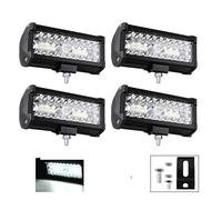 DQRG Luces Circulación Diurna Luz Trabajo Para Coche LED Todoterreno Focos 4x4 Lámpara Antiniebla Faro Diodo SUV ATV Tractor Barco Camiones 12V Y 24V Cubiertaconjunto Faro(120W 4PCS)