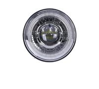 DQRG Luces Circulación Diurna Para Land Para Rover Para Defender Faros LED 7 Pulgadas Archivados Faro Redondo Señal Giro 4x4 Cubiertaconjunto Faro(1pcs Sliver)