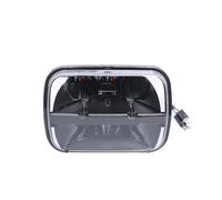 DQRG Luces Circulación Diurna Para Patrol Y60 1980-1994 Coche 5X7 7x6 Faro LED Cuadrado Haz Alto-bajo Cubiertaconjunto Faro(1 uds)