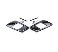 DQRG Manija Puerta Coche para Ford para Ranger T6 2012-2021 para Everest Plata Interior Manija Puerta Delantera Trasera Izquierda O Derecha LH RH(Chrome Left Right)