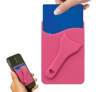 Dqsgiqe Handykartenetui für Smartphones - Saugnapf Leichtgewichtig,Handyhüllen Kartenhalter für unterwegs und Alltag,für Frauen, Männer, Auto, Kreuzfahrt, Arbeit, Fitness, Reisen, Schule