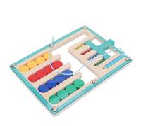 Dqsgiqe Juguete de asignación de Colores, corredizos de Madera con imán - Puzzle lógico Deslizante - para niños pequeños, Preescolar, hogar, Escuela, cumpleaños, Viajes