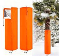 Dqsgiqe Protección de invierno para raíz de palmeras, 2 unidades, funda protectora para raíces de árboles, con cordón, resistente al agua, protección contra heladas, para climas fríos, caminos