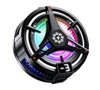 Dqsgiqe Ventilador Enfriador De Teléfono Magnético Portátil con Luces RGB