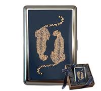 Dqsgiqe Vintage Style Versatile Card & Cash Case with Protection, stumpfes Metalletui mit Blockierung Des Kartenhalters | Für Männer, Frauen, Mutter, Großeltern, Reisehandel, b, Ver descripción