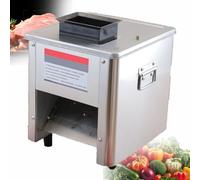 DQSPDBD Máquina cortadora de carne, máquina automática de corte de carne, cubo de tiras de corte de carne resistente, hoja de máquina de corte de carne para restaurante